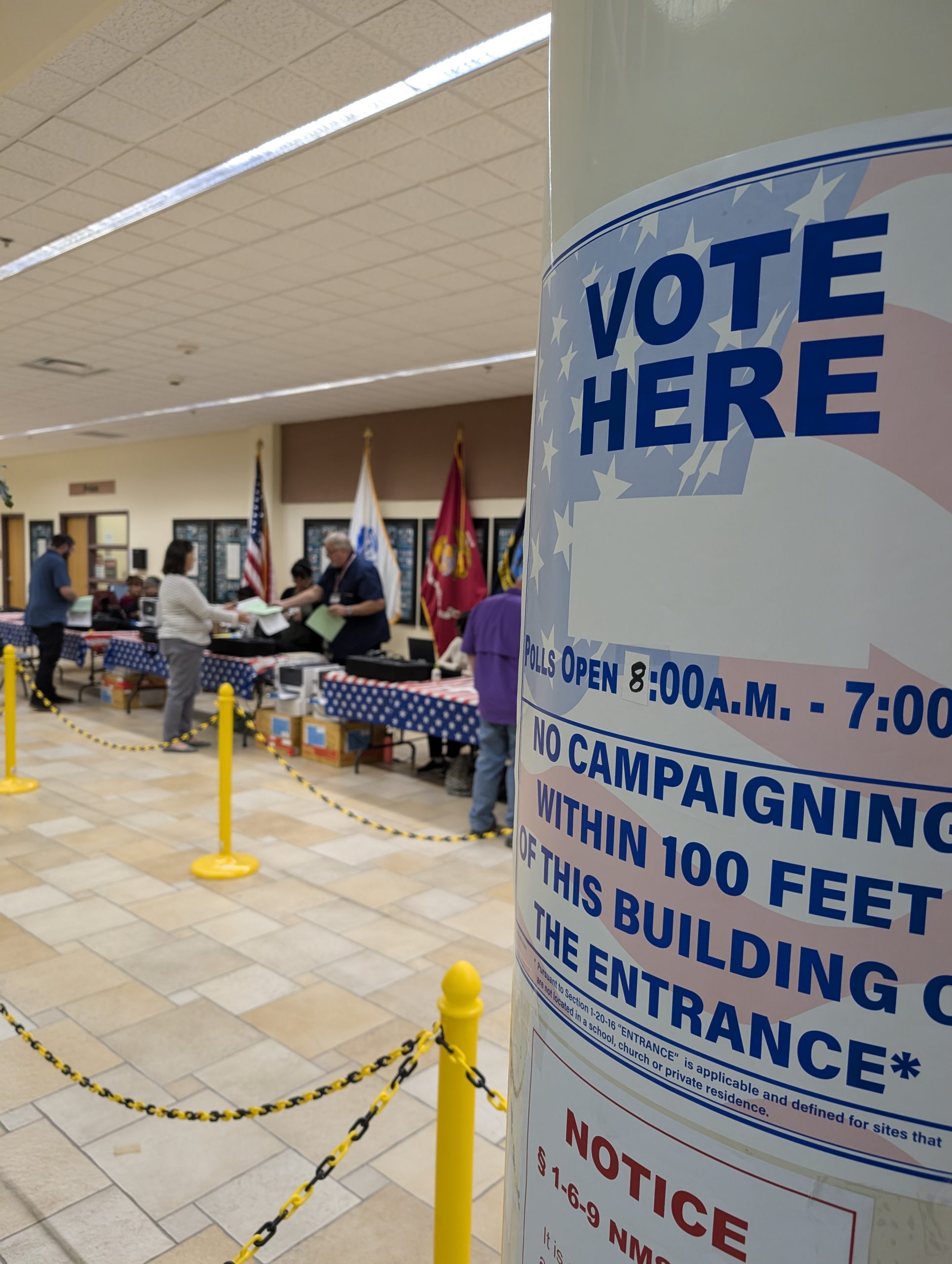 Early voting kicked off Oct. 8 at the Sandoval County Clerk's Office. (Kevin Hendricks/Sandoval Signpost)