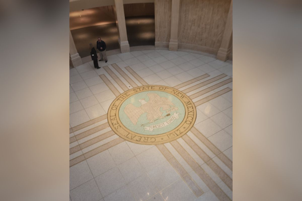 The roundhouse floor in Santa Fe. (Kevin Hendricks)