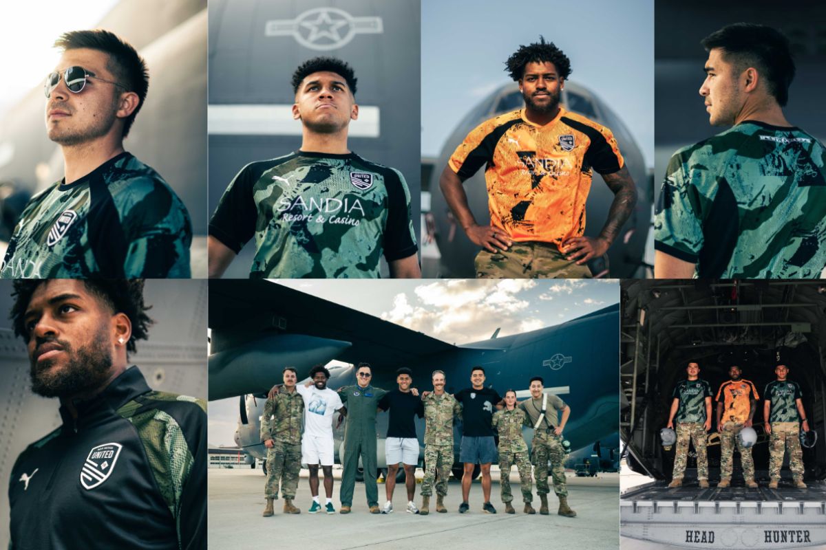 New Mexico United has launched a special limited-edition "Salute to Service" merchandise collection, marking a first in the club's history.
