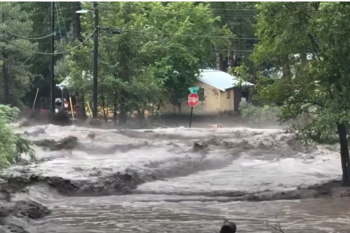 The Village of Ruidoso confirmed that three people have died as a result of the historic flash flooding that deluged the community on July 8. The victims were swept downstream by unprecedented floodwaters.