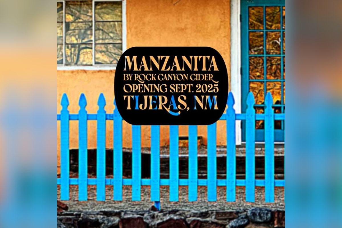 Manzanita, created by Rock Canyon Cider, will be opening in a brand new spot near Roosevelt Manazo school, described as a “beautiful property” with lots of outdoor space at 488 NM-333, Tijeras, NM 87059.