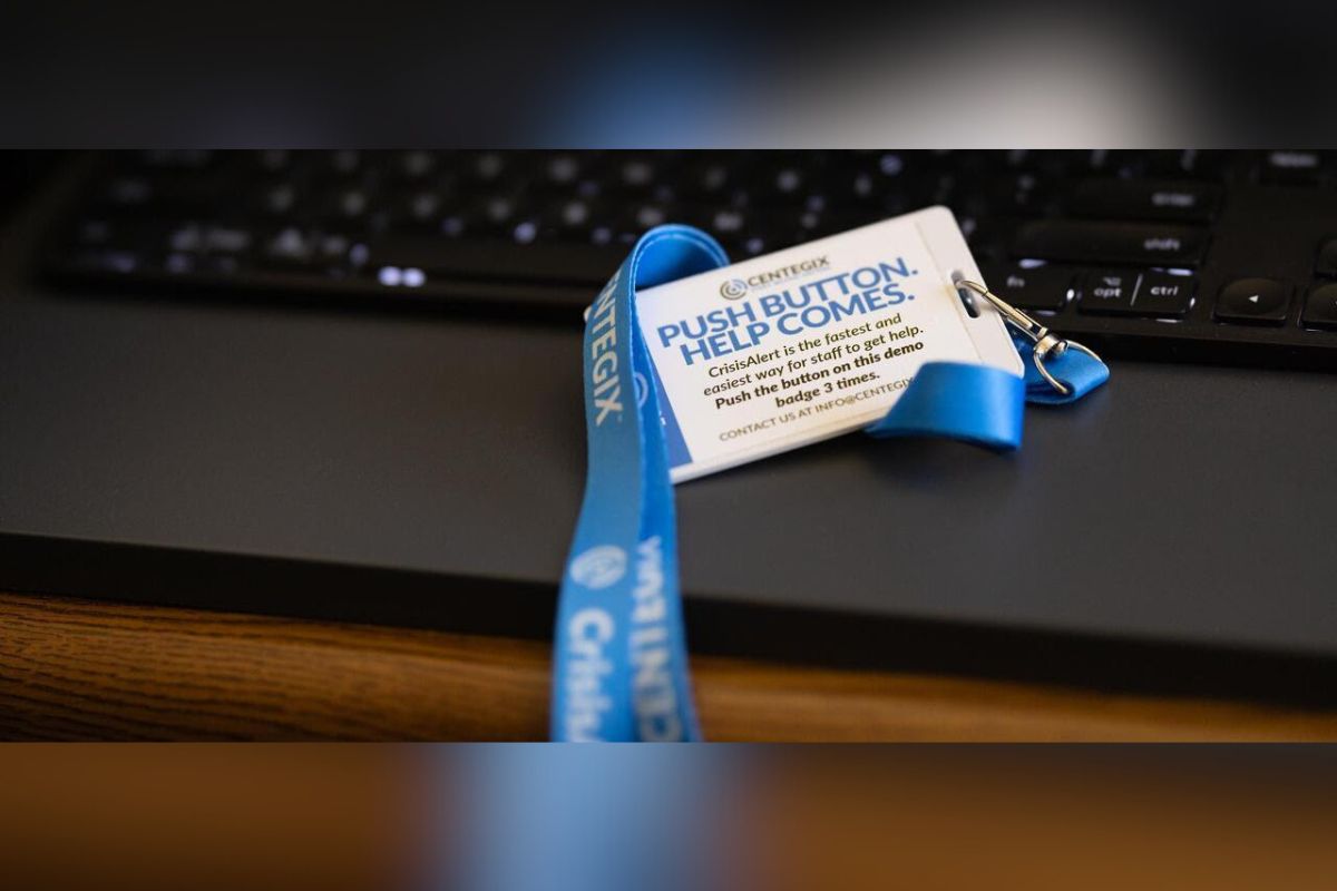 At West Mesa High School, a teacher used the district's new Centegix alert badge system to summon police after being told a student was seen with a gun in a bathroom. The badge allows staff to activate emergency protocols and alert police by clicking a button multiple times.