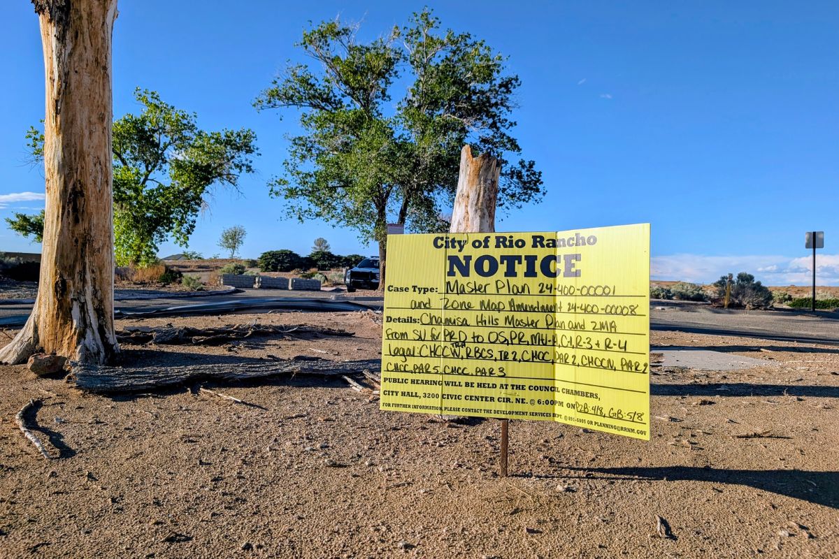 The Rio Rancho City Council unanimously postponed a vote on the controversial Chamisa Hills Master Plan for the second time in three months during its Aug. 14 meeting, pushing the decision to Sept. 11.
