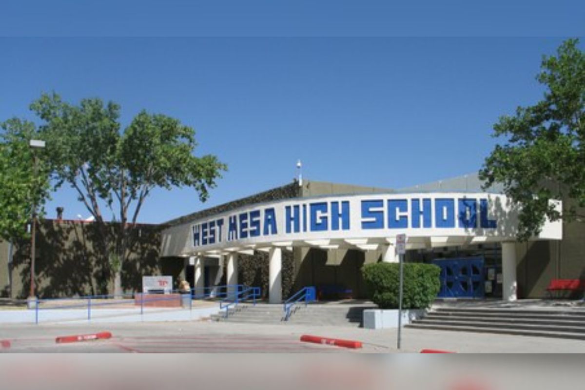 Two firearms were discovered at West Mesa High School on Wednesday in unrelated incidents that prompted lockdown protocols