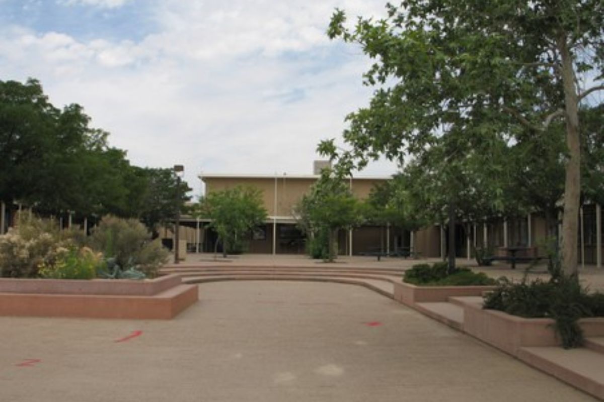 The former Corrales Elementary School, now known as Corrales K-8 welcomed its first eight-grade students on Aug. 7. (APS) The campus Thursday began the 2025-2026 school year with its first-ever eighth-graders, completing a three-year transition to a K-8 school.
