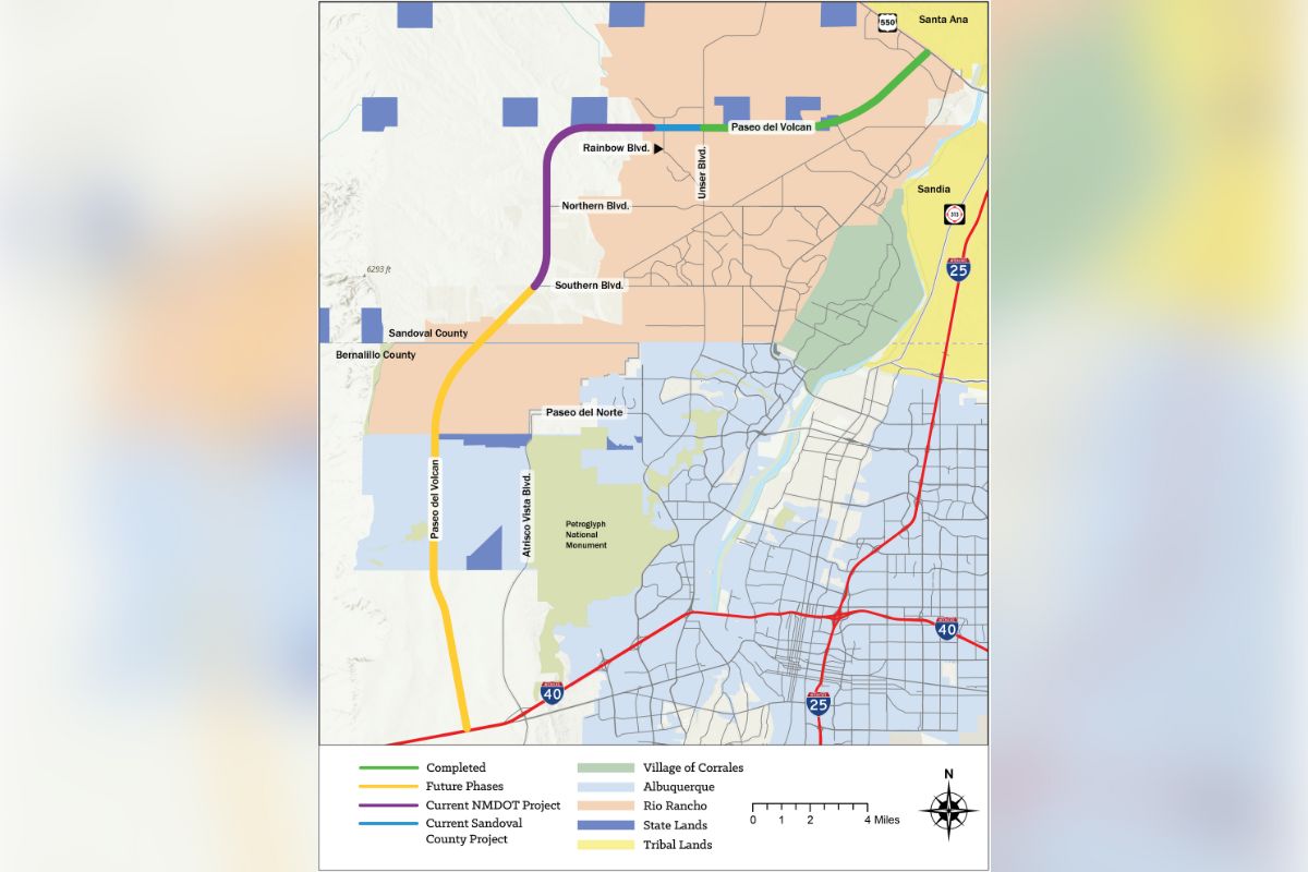 Some Town of Bernalillo leaders are asking state authorities to put the brakes on a road project they say would be detrimental to their community. (NMDOT)