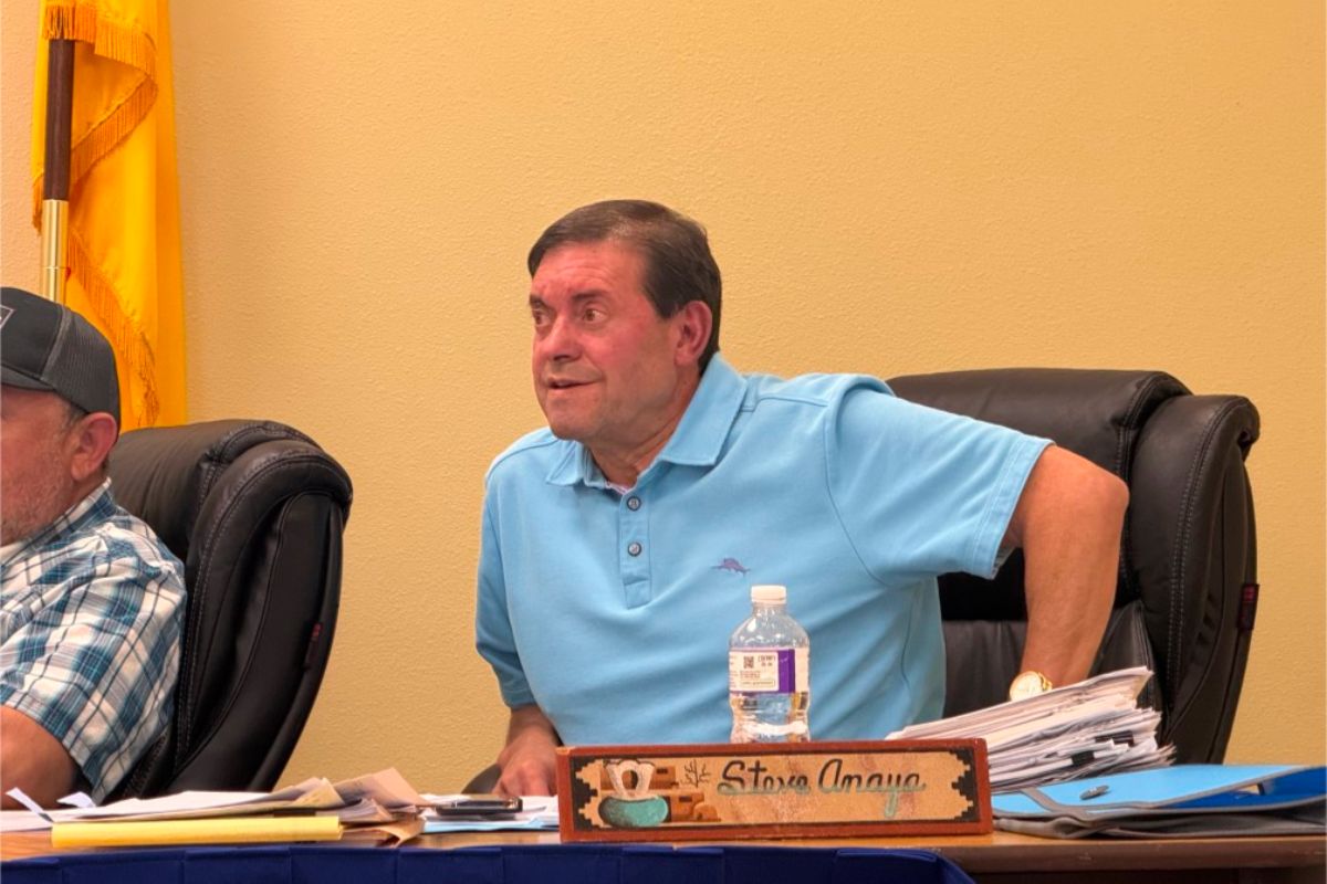 Moriarty City Councilor Steve Anaya is not running for re-election this fall. (Connor Currier)