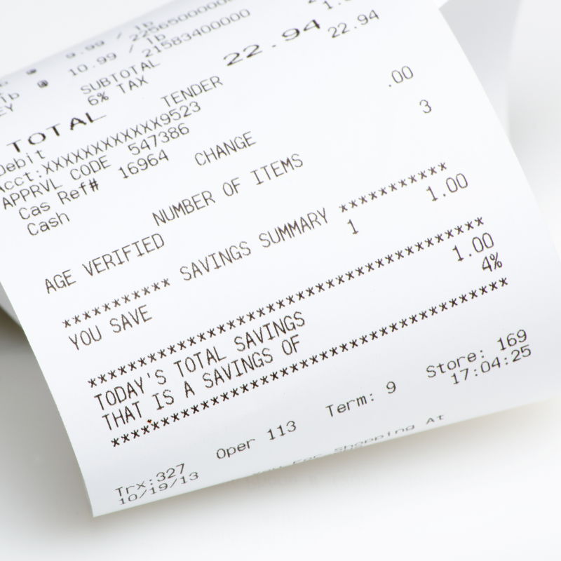 SNAP Receipt
