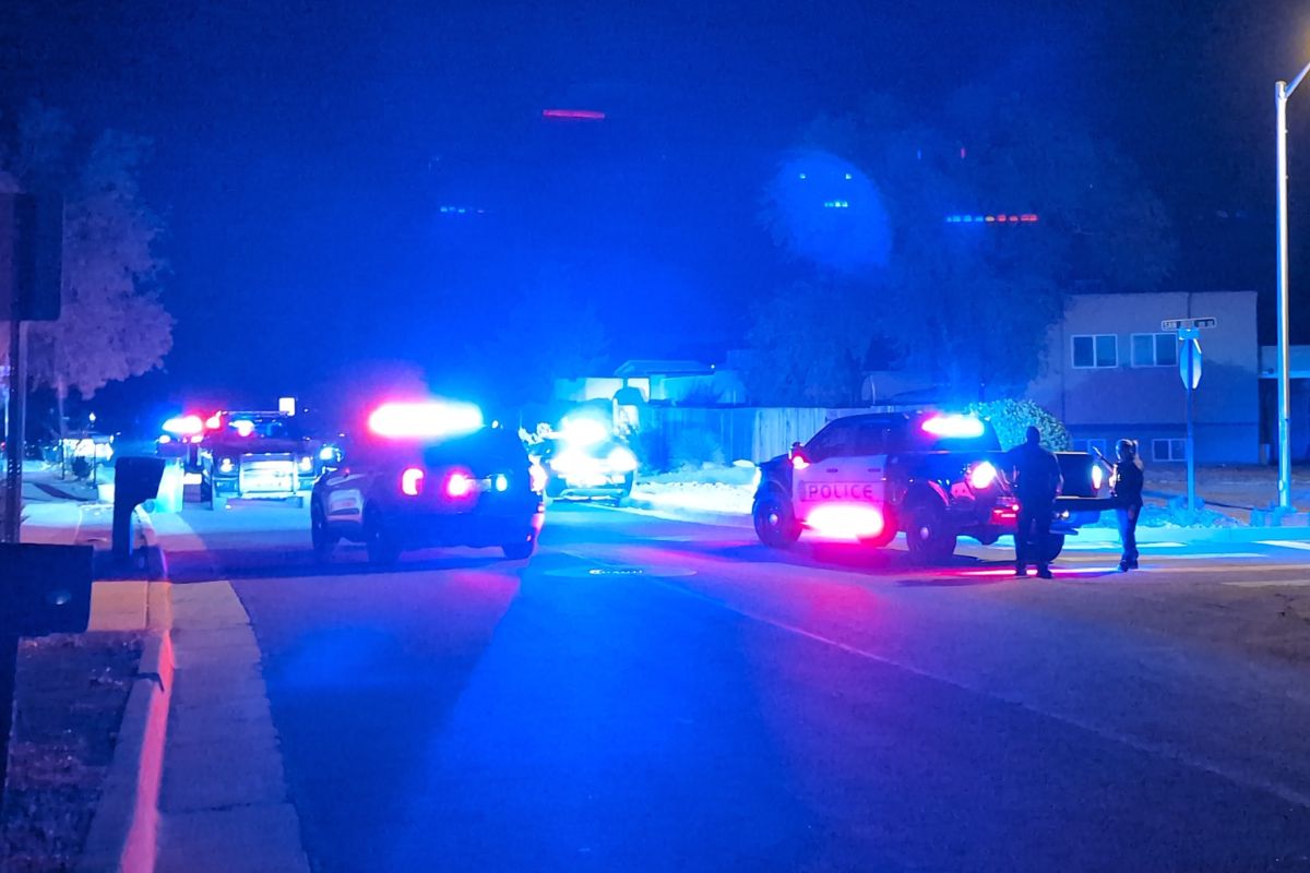 Police arrested a juvenile on a gun charge Thursday night in Corrales Heights. (Kevin Hendricks)
