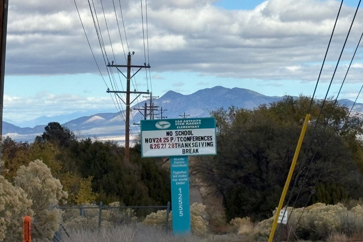 Students at San Antonito Elementary School in Sandia Park came together on Monday, Nov. 17, to feed East Mountains community members in need during its food drive that lasted throughout the first half of November.