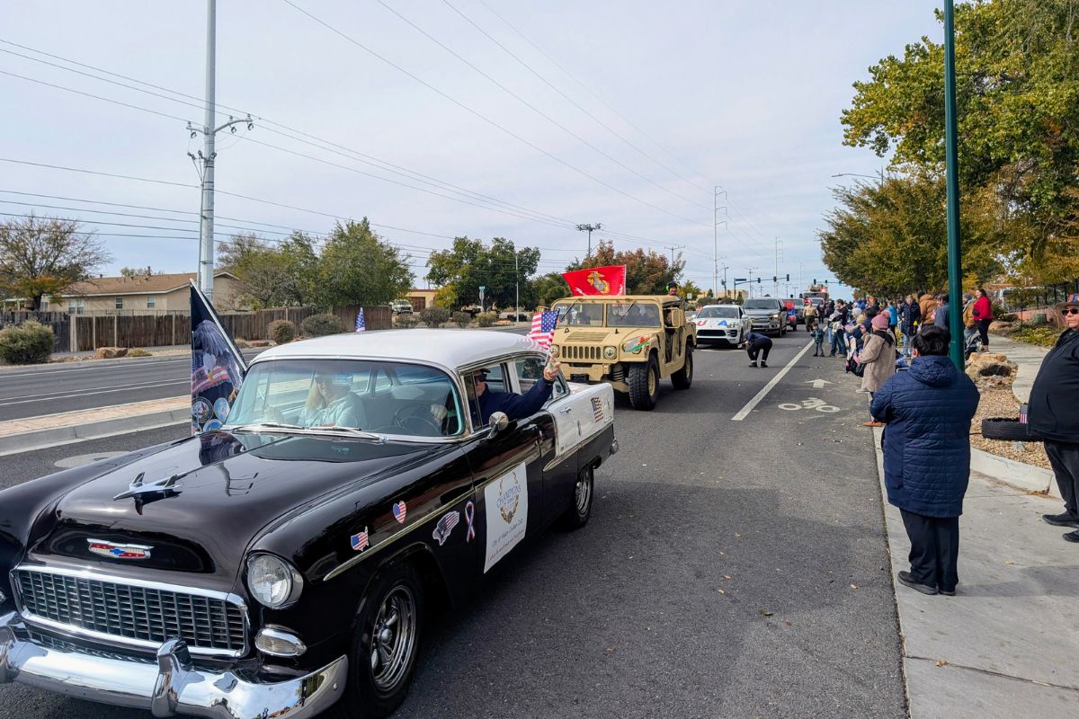The City of Rio Rancho will honor veterans with a parade and ceremony Tuesday, Nov. 11, with a portion of Southern Boulevard closing to traffic during the event.