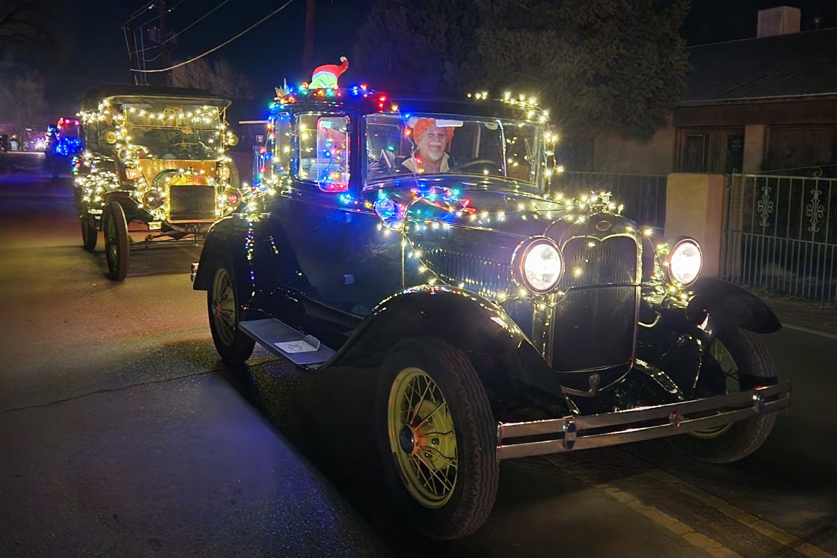 Hundreds of residents lined Corrales Road on Dec. 6 as the Village of Corrales ushered in the Christmas season with its 22nd Annual Starlight Parade and Children's St. Nick Party.