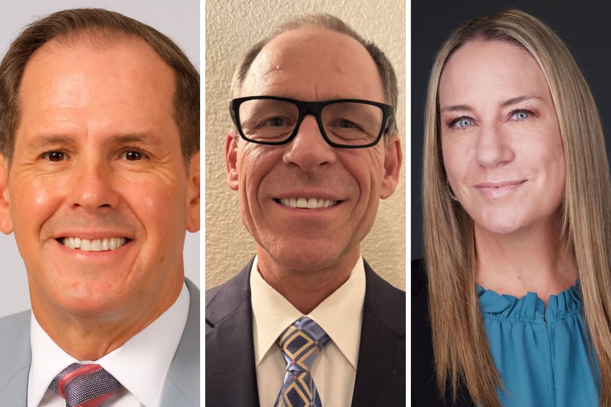 From left: Dr. Robert Dodd, director at Montgomery County (Maryland) Public Schools, Dr. Heather Sanchez, chief operating officer for the Bellevue (Washington) School District, and Todd Resch, the current RRPS athletics director, are the three finalists to be the next superintendent of RRPS. (RRPS)