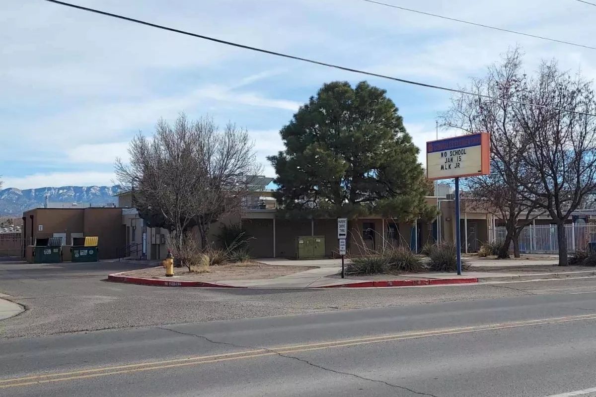 The principal at Corrales K-8 School is on administrative leave, a district official told the Corrales Comment.