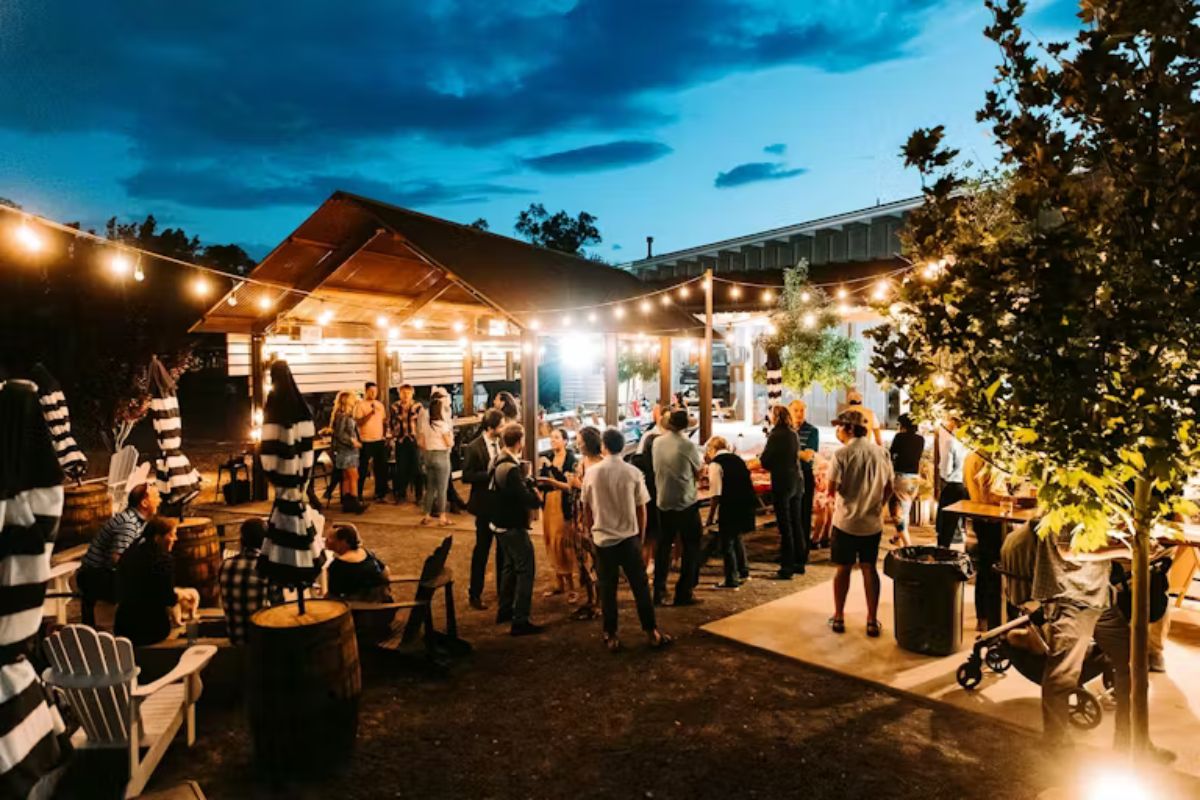 The outdoor patio at Ex Novo in Corrales. (Courtesy photo)