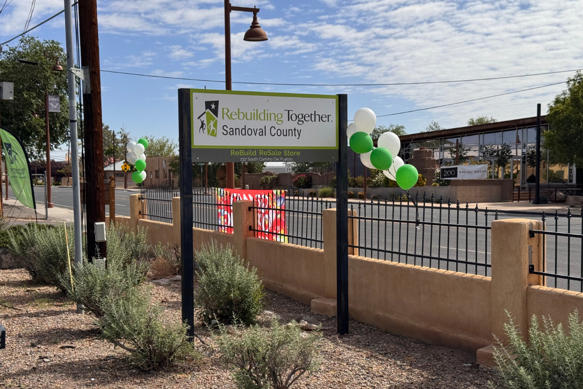 A new resale shop in Bernalillo is putting its profits to work — funding free home repairs for low-income veterans, seniors, and families across Sandoval County. (Courtesy photo)